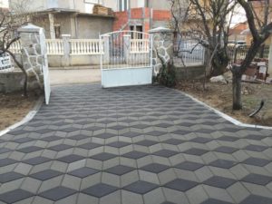 8.Vibro-presovana bahaton,betonska ploca,kocka model 3 D