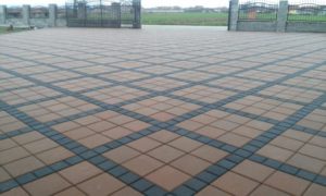 34.Vibro-presovana behaton ploca kombinacija dva modela 10x10 i 20x20